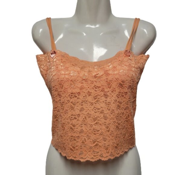 Lace Cami Crop Top Lace Bralette Stretchy Lace Camisole Lace Crop Tank Top - NEW - Picture 5 of 11